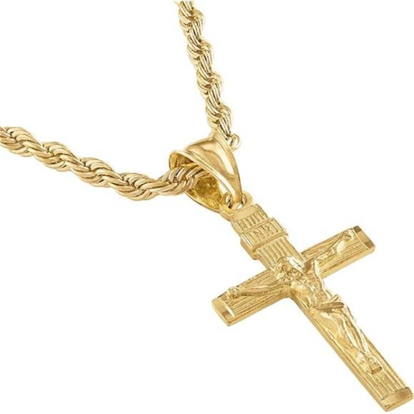 Accessories Style Rope Chain Cross Pendant Necklace Poshmark